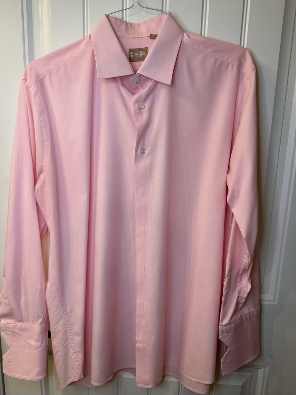 Gitman Brothers Light Pink Dress Shirt - Spread Collar